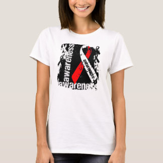 Camiseta Cinta Grunge de toma de conciencia de MDS