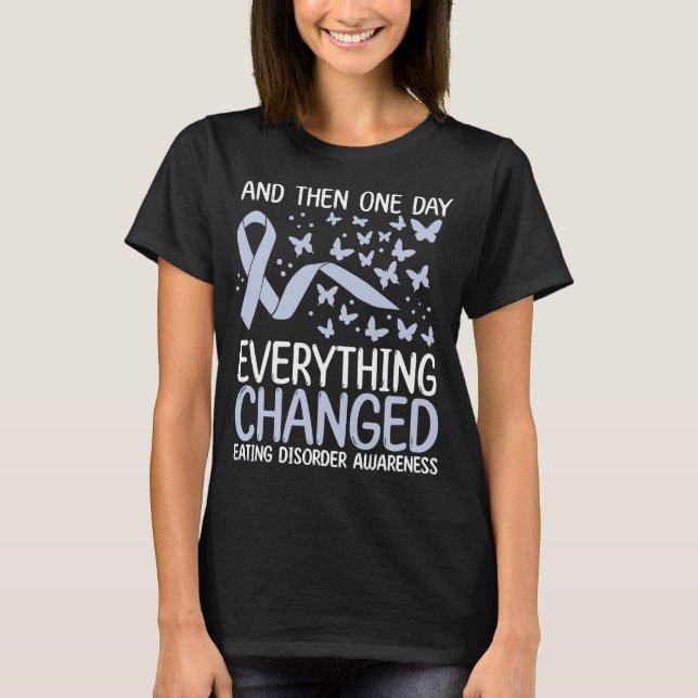Camiseta Cinta guerrera lucha contra el desorden alimentari (Anverso)