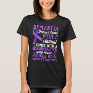 Camiseta Cinta Morada Conciencia Demencia Alzheimer Abuela