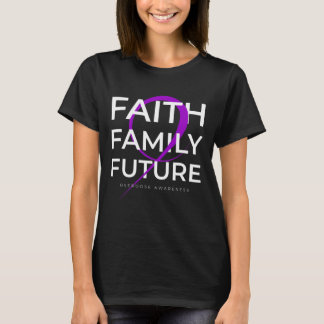 Camiseta Cinta Morada Conciencia Sobredosis Droga Fe Famili