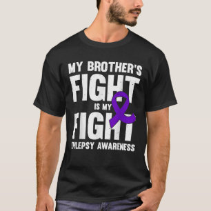 Camiseta Cinta Morada de Conciencia sobre la Epilepsia Herm