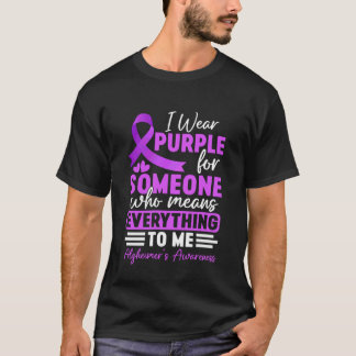 Camiseta Cinta Morada Demencia Frontotemporal Alzheimer Me