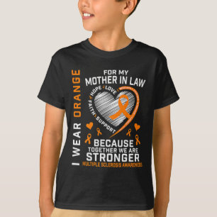 Camiseta Cinta Ms Mother In Law Múltiple Esclerosis Awarene