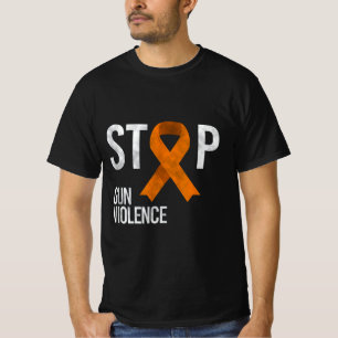Camiseta Cinta Naranja de Alto a la Violencia en Contra de