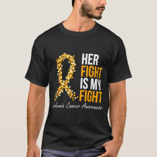 Camiseta Cinta naranja de cáncer de sangre concienciación s