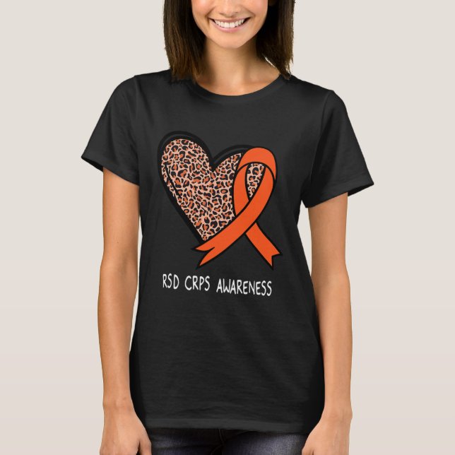 Camiseta Cinta Naranja de Concienciación sobre el SDRC  (Anverso)