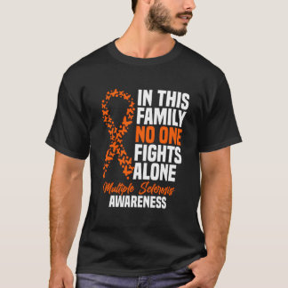 Camiseta Cinta naranja de concienciación sobre la esclerosi