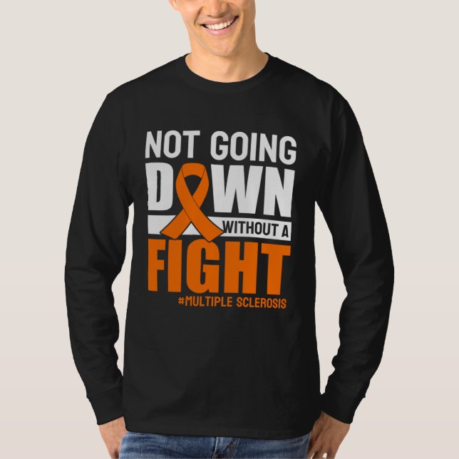 Camiseta Cinta Naranja de Concientización sobre Esclerosis  (Anverso)