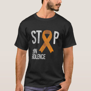 Camiseta Cinta Naranja De Detener La Violencia En Contra De