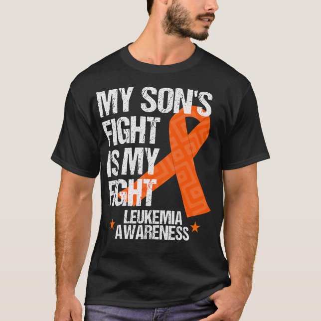 Camiseta Cinta Naranja de Lucha contra la Leucemia (Anverso)