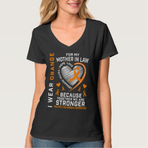 Camiseta Cinta naranja Ms Mother In Law Esclerosis múltiple