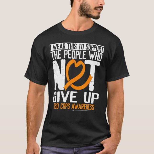 Camiseta Cinta naranja No Abandonar Sobreviviente Rsd Crps  (Anverso)