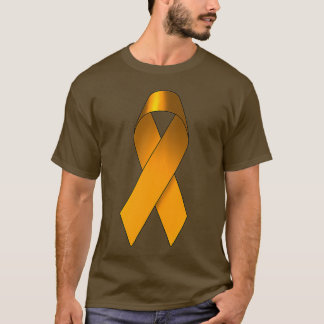 Camiseta Cinta naranja para la toma de conciencia contra la