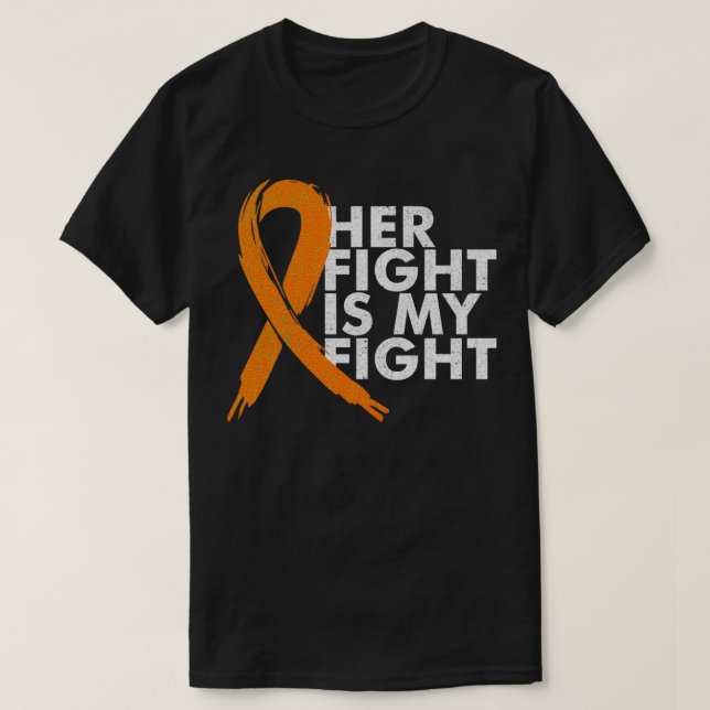 Camiseta Cinta Naranja Vintage Esclerosis múltiple (Diseño del anverso)