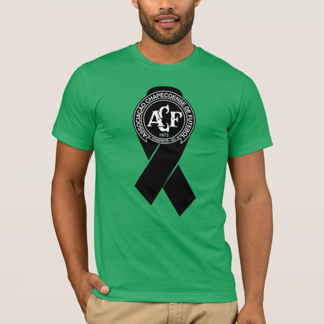 Camiseta Cinta negra de Chapecoense (Anverso)