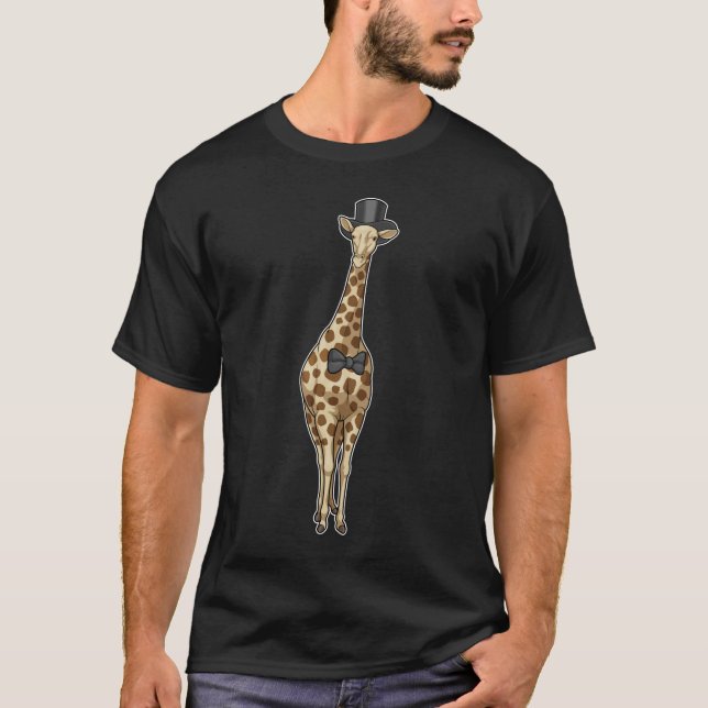 Camiseta Cinta para aseo de jirafa boda (Anverso)
