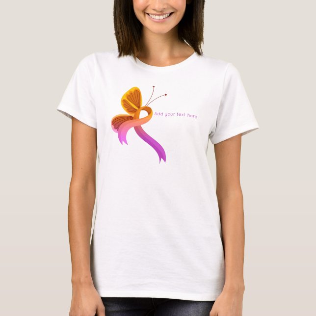 Camiseta Cinta para la toma de conciencia sobre la orquídea (Anverso)