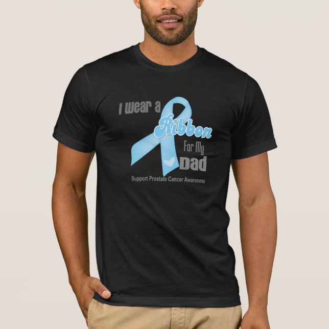 Camiseta Cinta para mi papá - cáncer de próstata (Anverso)