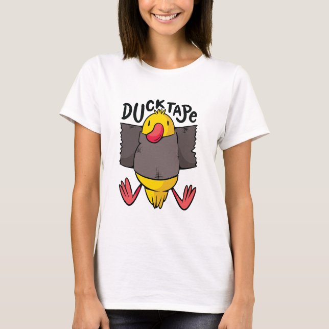 Camiseta Cinta Pato Divertido (Anverso)