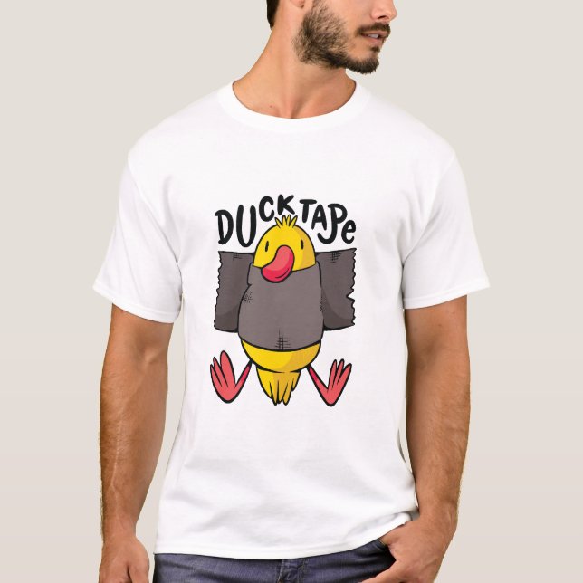 Camiseta Cinta Pato Divertido (Anverso)