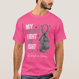 Camiseta Cinta plateada Padres Esquizofrenia Conciencia