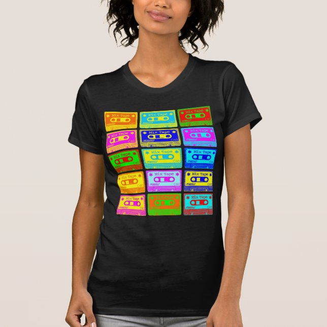 Camiseta Cinta psicodélica de la mezcla (Anverso)