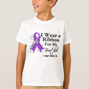 Camiseta Cinta púrpura de Brother - cáncer pancreático