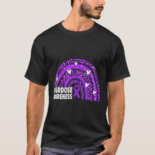 Camiseta Cinta púrpura Mes de concientización sobre la sobr