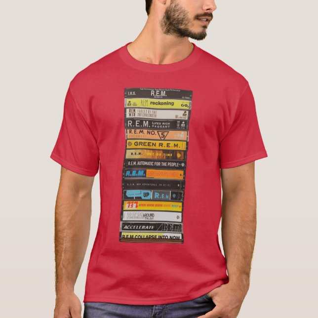 Camiseta Cinta REM Vintage chico (Anverso)