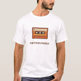 Camiseta Cinta Retro Cassette T-Shirt - Tee de música vinta