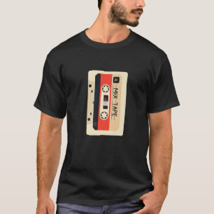 Camiseta Cinta Retro Vintage 80S Mix Music Cassette
