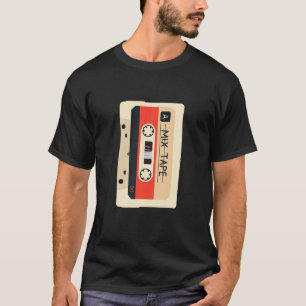 Camiseta Cinta Retro Vintage 80S Mix Music Cassette