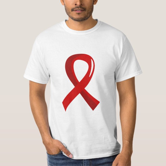 Camiseta Cinta roja 3 del SIDA (Anverso)