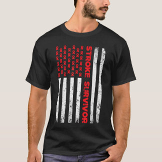 Camiseta Cinta Roja de Conciencia del Superviviente de Acci