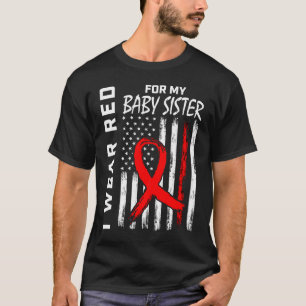 Camiseta Cinta roja Hermandad de Bebé Amor de Concienciació