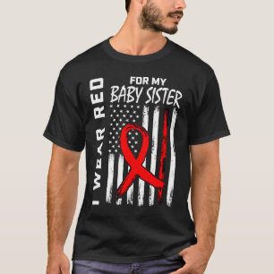 Camiseta Cinta roja Hermandad de Bebé Amor de Concienciació