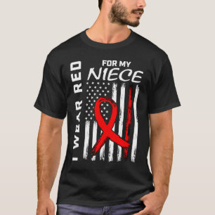 Camiseta Cinta roja Niece para la toma de conciencia sobre 