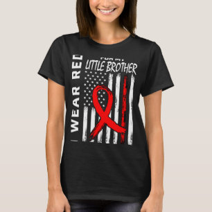 Camiseta Cinta roja para la toma de conciencia sobre la enf