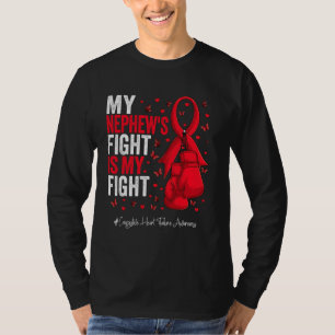 Camiseta Cinta roja Sobrino Congestivo Insuficiencia Cardia
