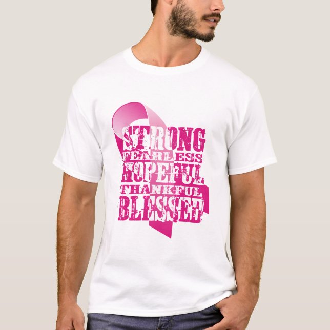Camiseta Cinta rosa - Afirmaciones (Anverso)