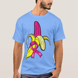 Camiseta Cinta rosa Banana perezosa Halloween Ropa de pecho