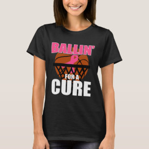 Camiseta Cinta rosa Bysketbyll Sensibilización sobre el cán