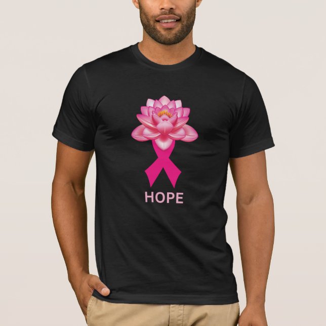 Camiseta Cinta rosa con Lotus Hope (Anverso)