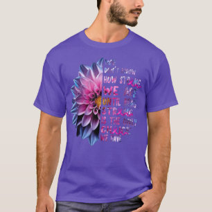 Camiseta Cinta rosa Cuán fuerte somos el cáncer de mama