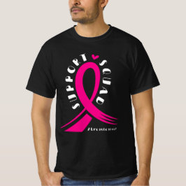 Camiseta Cinta rosa de apoyo al cáncer de mama
