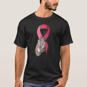 Camiseta Cinta Rosa De Tatuaje Vintage Retro Con Guante De 