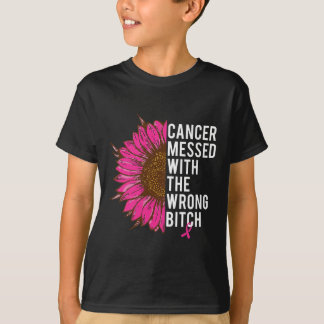 Camiseta Cinta Rosa Del Cáncer De Mama Envuelta Con El Erro