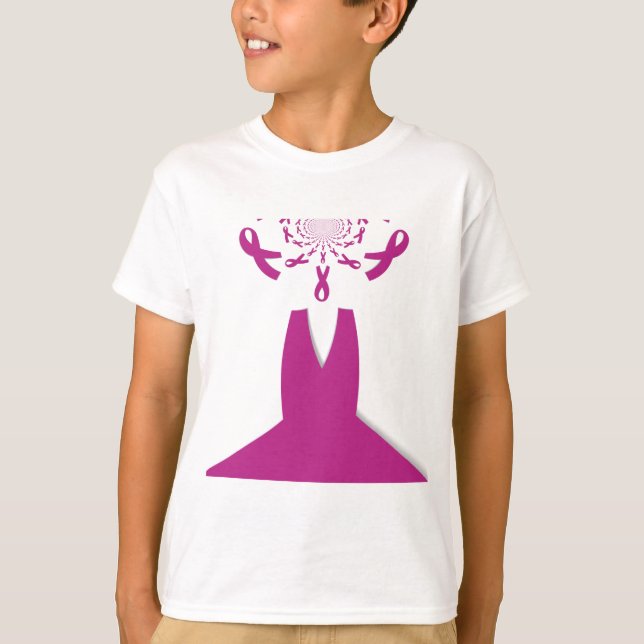 Camiseta Cinta rosa para la prevención del cáncer de mama (Anverso)