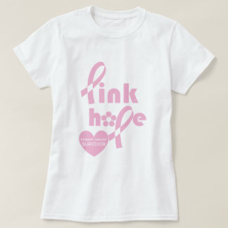 Camiseta Cinta rosa Sobreviviente de cáncer de mama