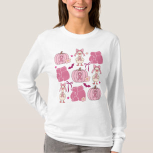 Camiseta Cinta rosa y ganso - Patrón de cáncer de mama